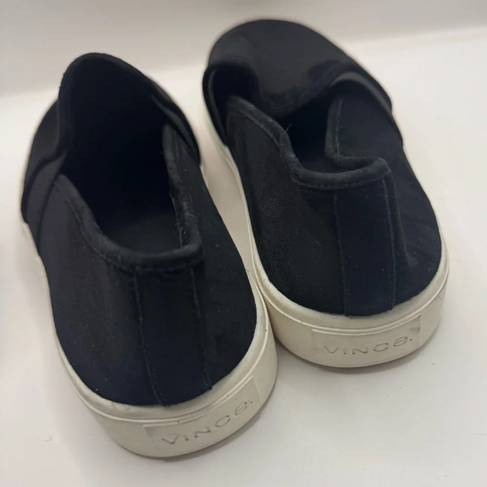 Vince Women’s Size 6‎ Blair-5 Slip on Black Suede Shoes